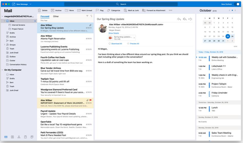 set up auto response in outlook for mac